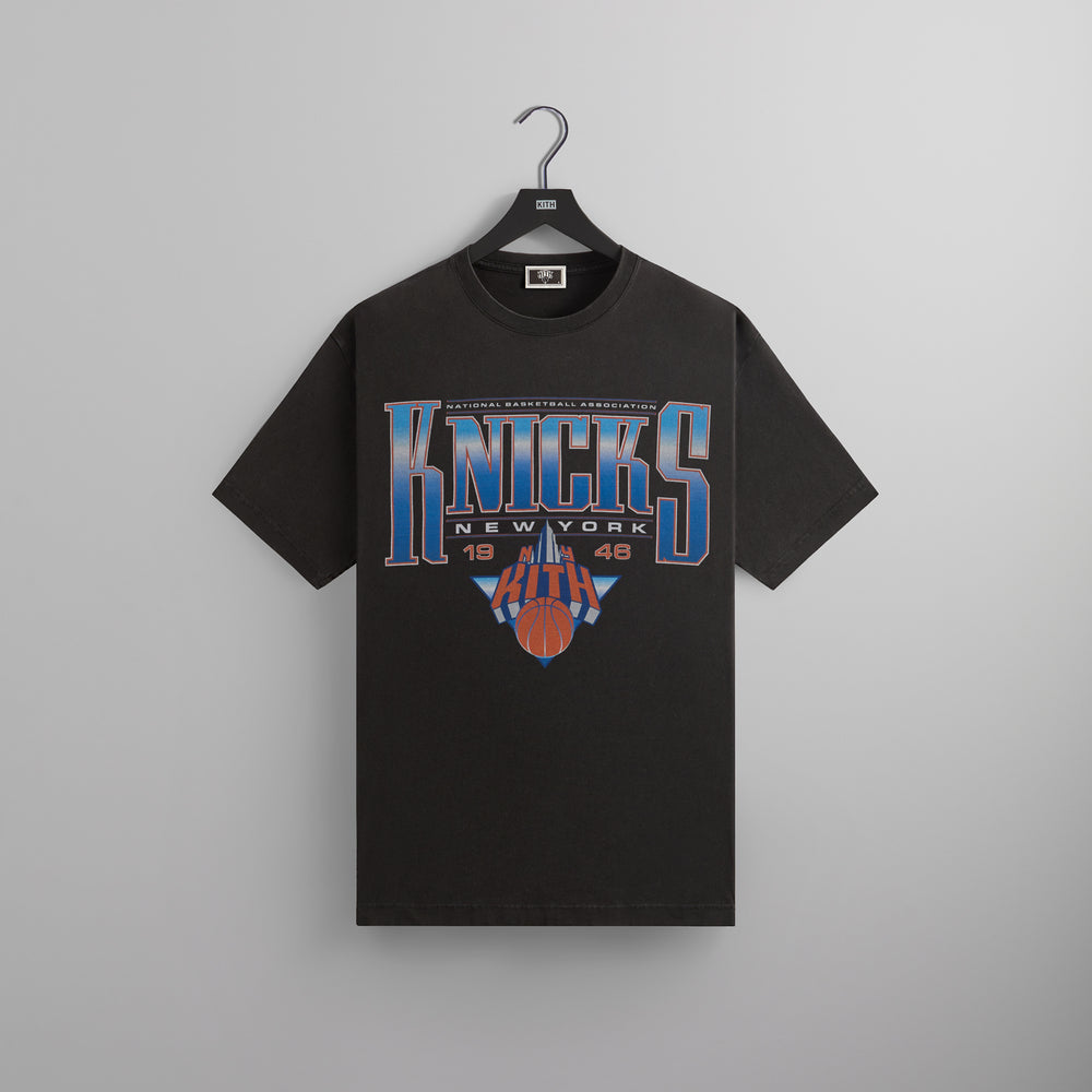 

Футболка Kith for the New York Knicks Luster Vintage Tee, черный