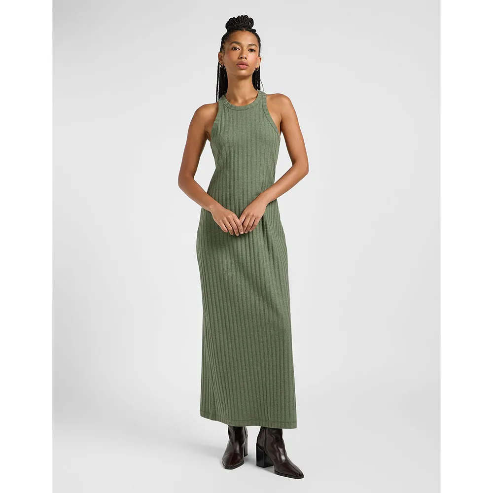

Платье Lee Rib sleeveless long, зеленый