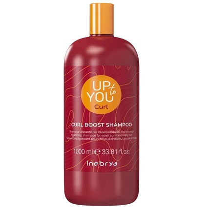 

Up To You Curl Boost Увлажняющий шампунь для волнистых и вьющихся волос 1000 мл Inebrya