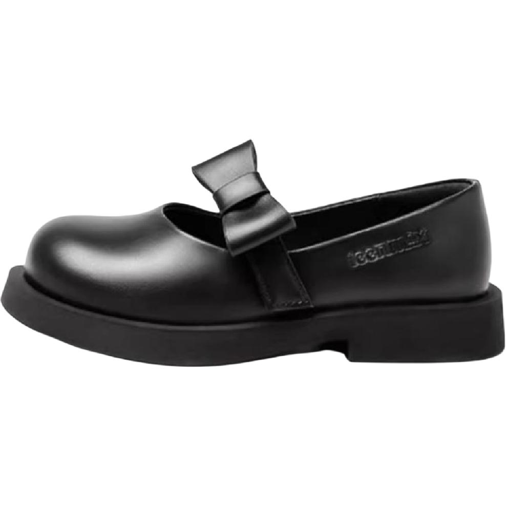 

Коллекция Princess Shoe устойчивые к истиранию низкие детские кожаные туфли Kids' Teenmix, черный