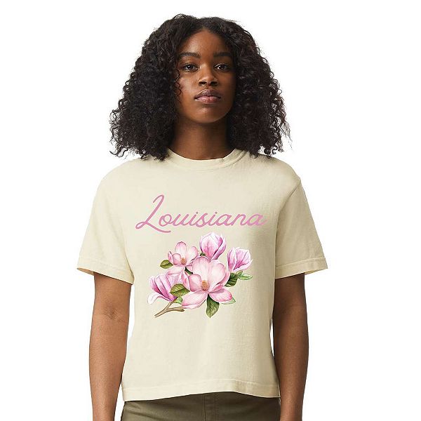 

Футболка Louisiana flower colorful relaxed fit cropped Simply Sage Market, Ivory, Зеленый, Футболка Louisiana flower colorful relaxed fit cropped Simply Sage Market, Ivory