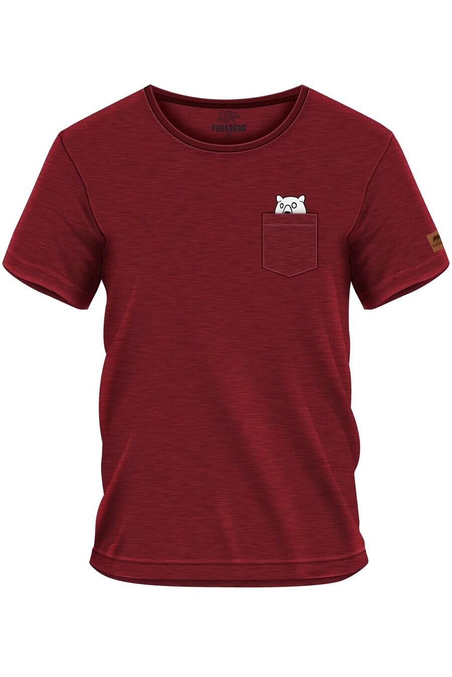 

Футболка Forsberg, цвет Wine Red/Ruby Red/Dark Red