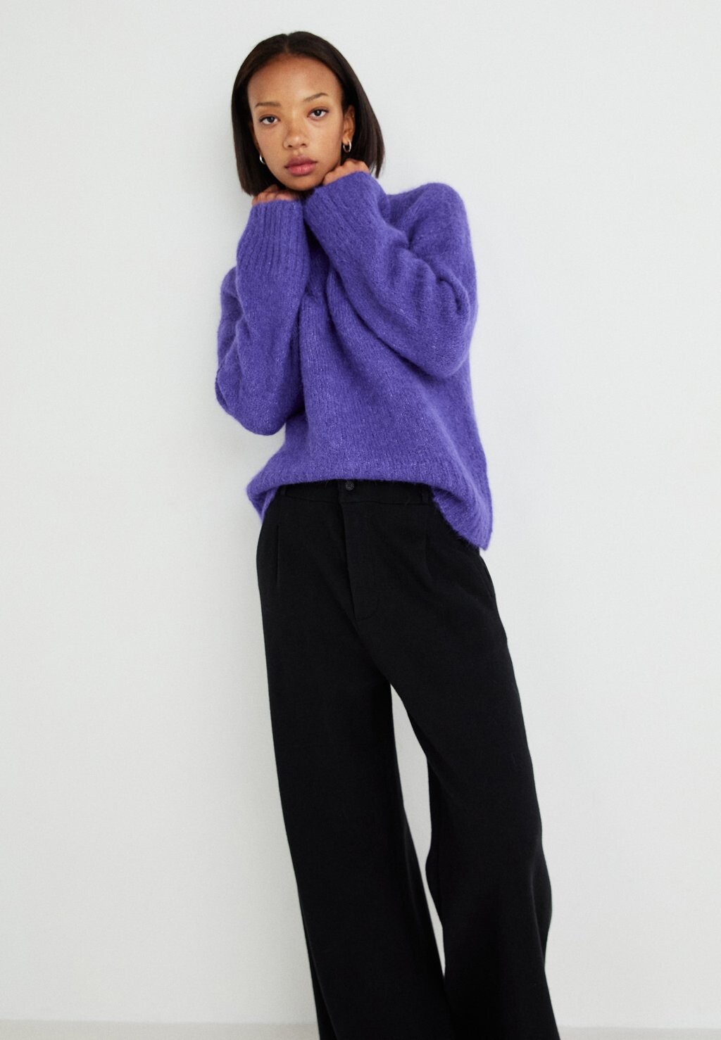 

Брюки CASHSOFT TAILORED PANT GAP, черный