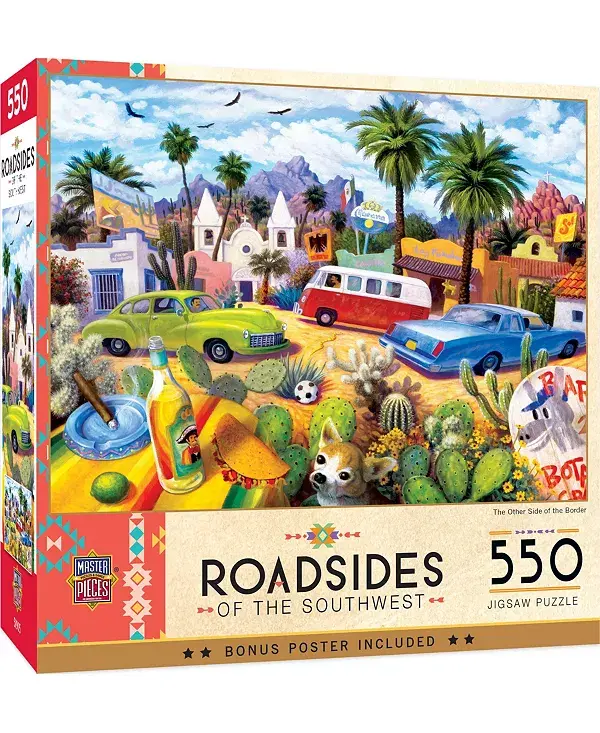 

Обочины дорог юго-запада - по ту сторону границы. Пазл из 500 деталей. Masterpieces Puzzles, multicolor