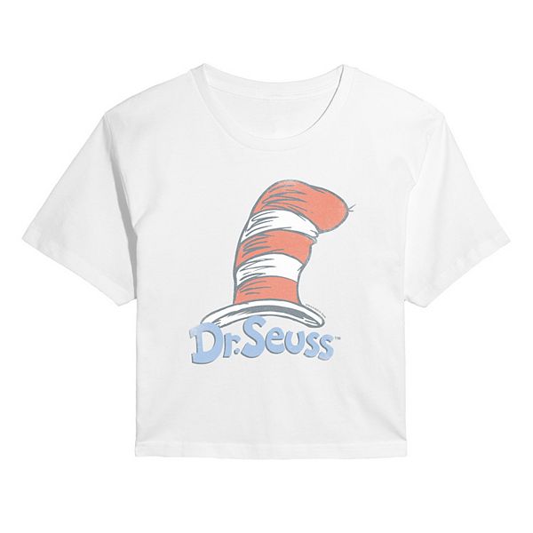 

Футболка Juniors' cropped с эффектом поношенности Dr. Seuss