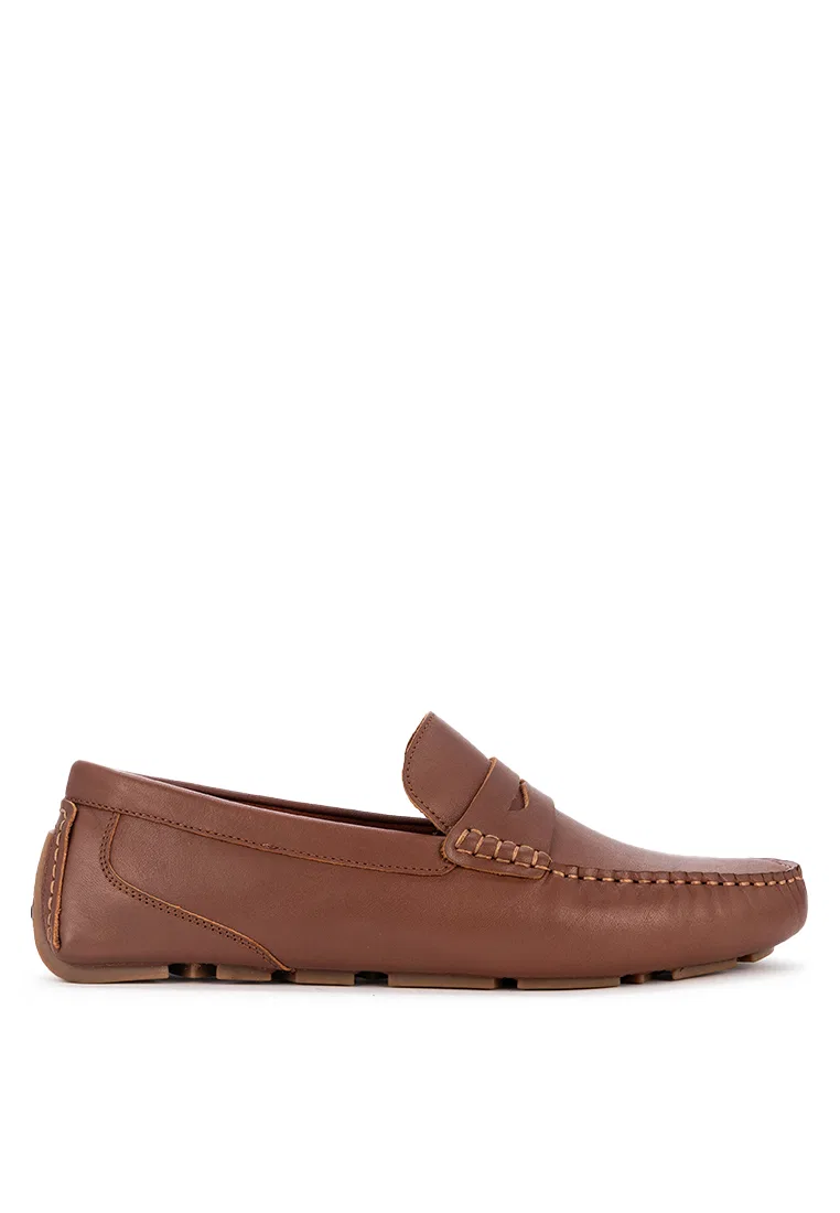 Мужские лоферы Davenport, коричневые, Penny Loafers Sperry