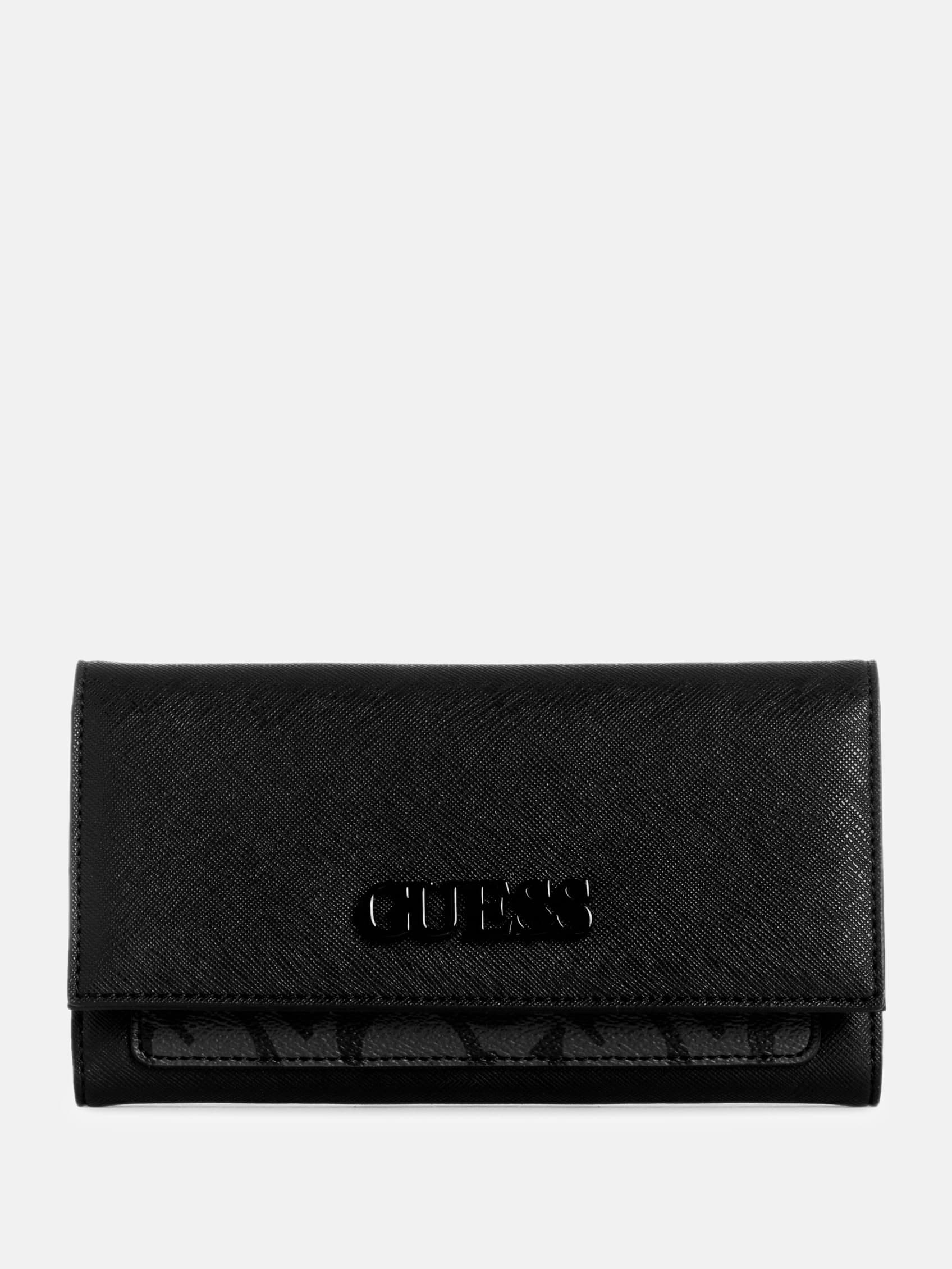 

Тонкий клатч-кошелек Zinnia Guess Factory, черный