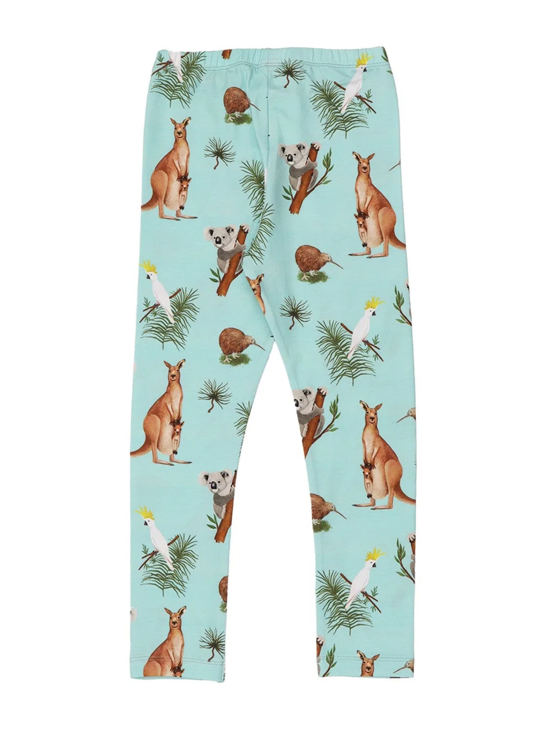 Узкие леггинсы 'Walkiddy - Australian Animals Leggings' Walkiddy, Pastel Blue — фото 2