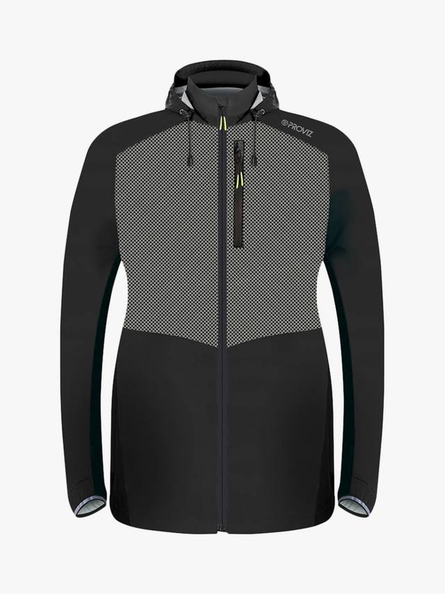 

Женская светоотражающая куртка для бега REFLECT360 Lumina с капюшоном Proviz, Black