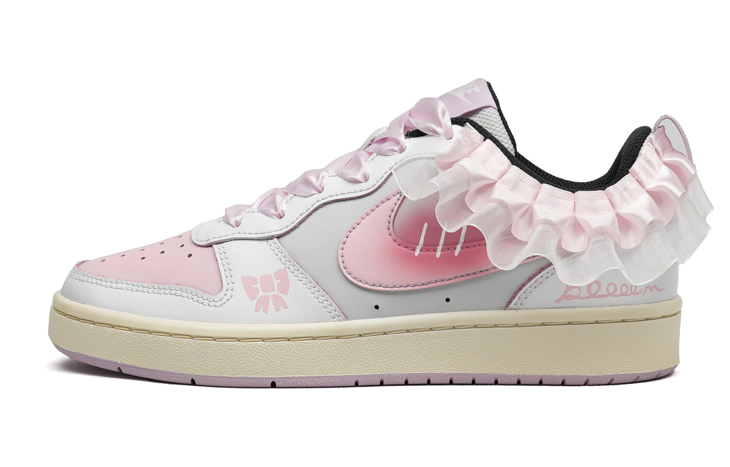 

Кроссовки Nike Court Borough Skateboarding Shoes Women's Low-top White/powder, белый