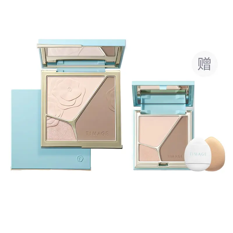 

Пластина для коррекции тона кожи Floating Glimmering Shadow Natural Brightening TIMAGE