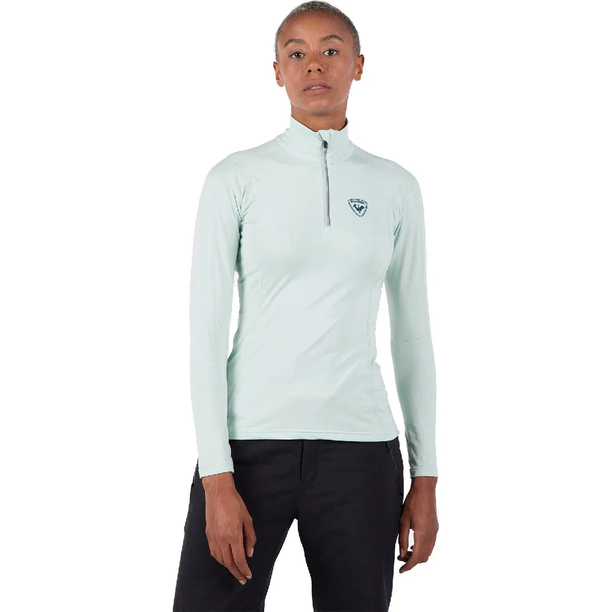 

Женский флис Rossignol Classique на молнии 1/2, бирюзовый