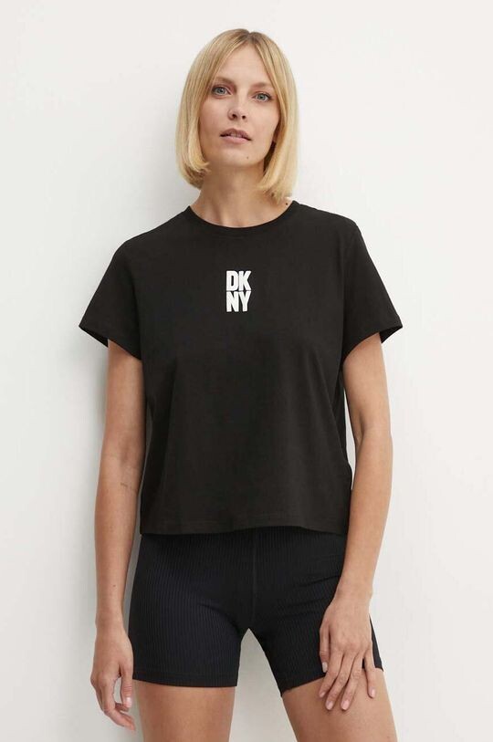 

Хлопковая футболка Dkny, черный