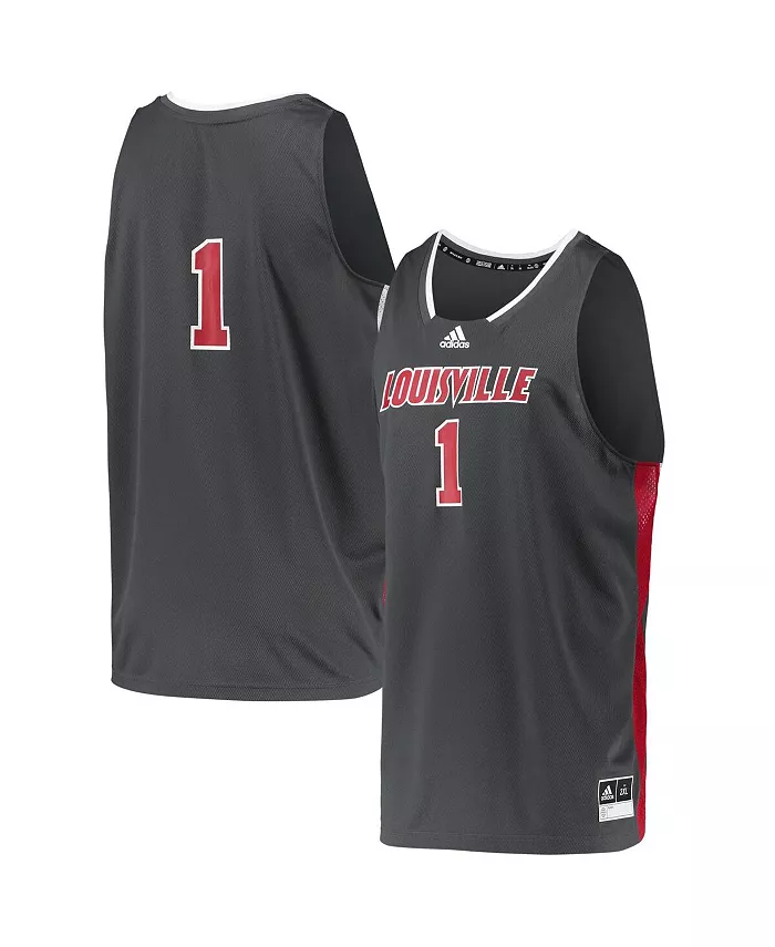 

Мужская ретро-джерси #1 Louisville Cardinals Reverse Retro adidas, черный