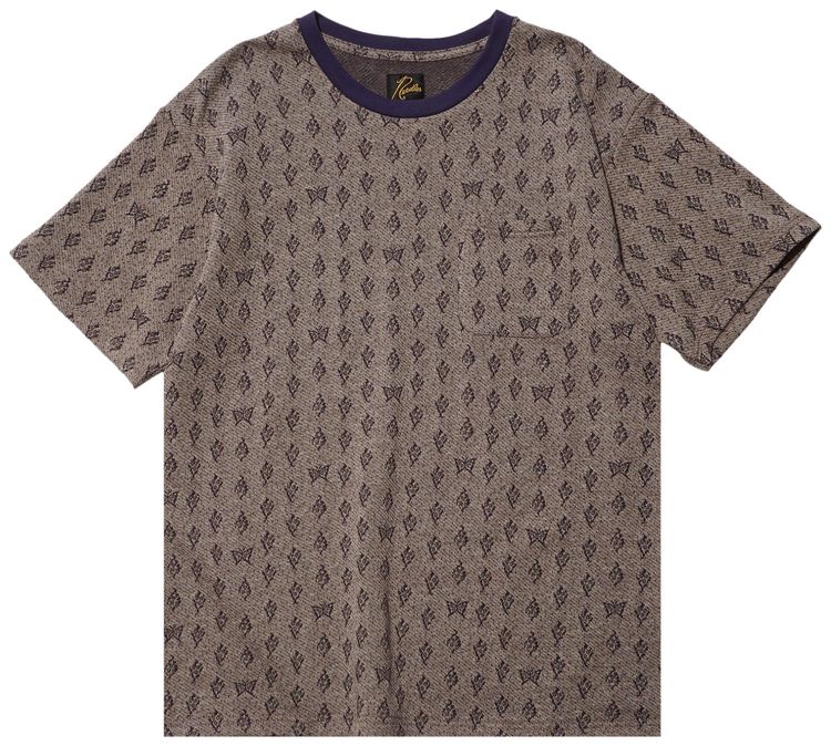 

Футболка Needles Short-Sleeve Crewneck Tee 'Grey Purple', серый