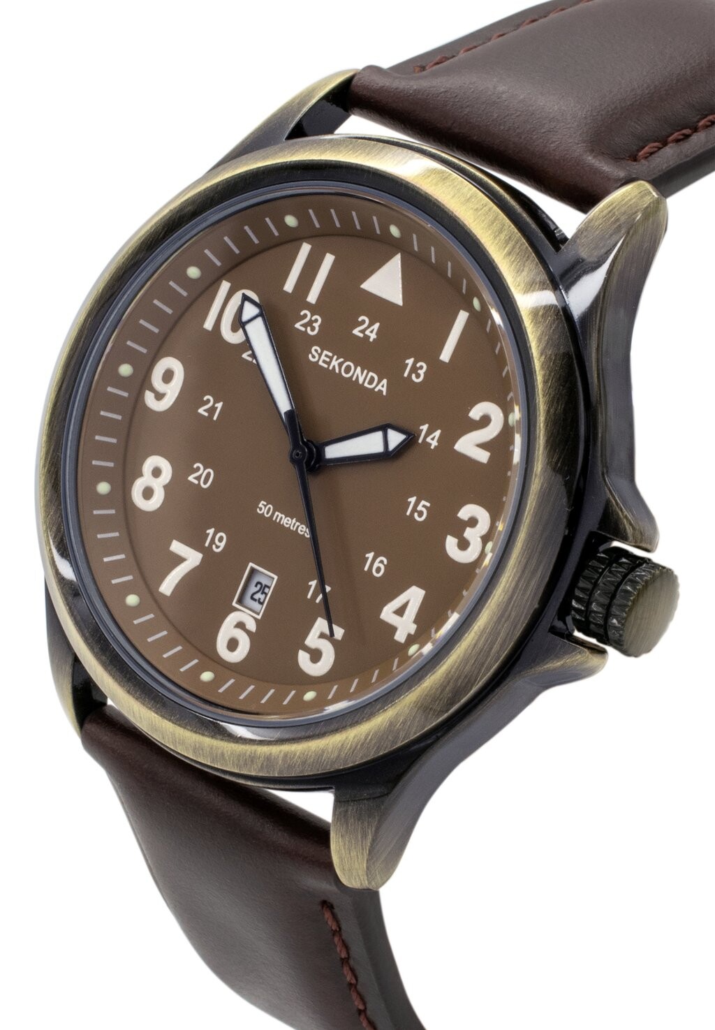 

Часы ALTITUDE ANALOGUEWITH ALLOY ROUND Sekonda, темно-коричневый