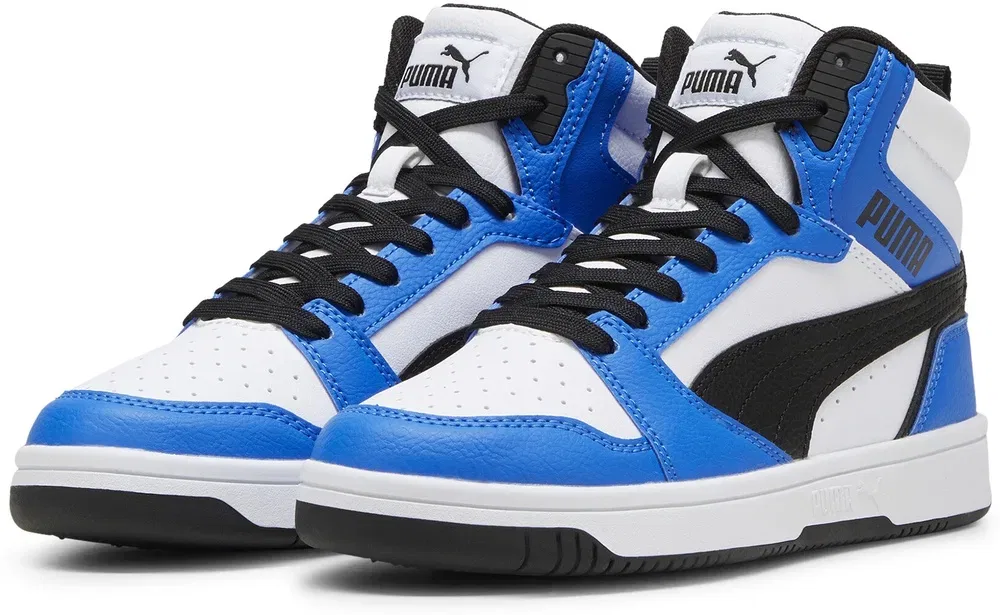 Кроссовки детские Rebound V6 Mid Jr Puma, белый