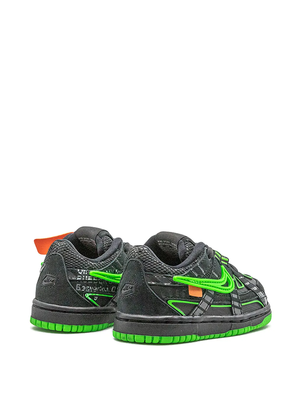 Кроссовки Dunk из коллаборации с Off White Nike Kids, черный — фото 3