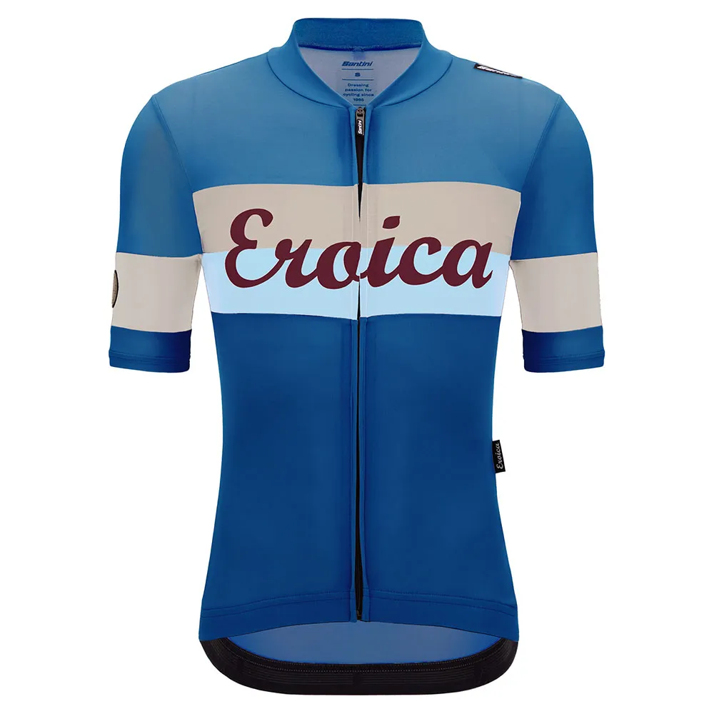 

Джерси с коротким рукавом Santini Eroica Quiete, синий