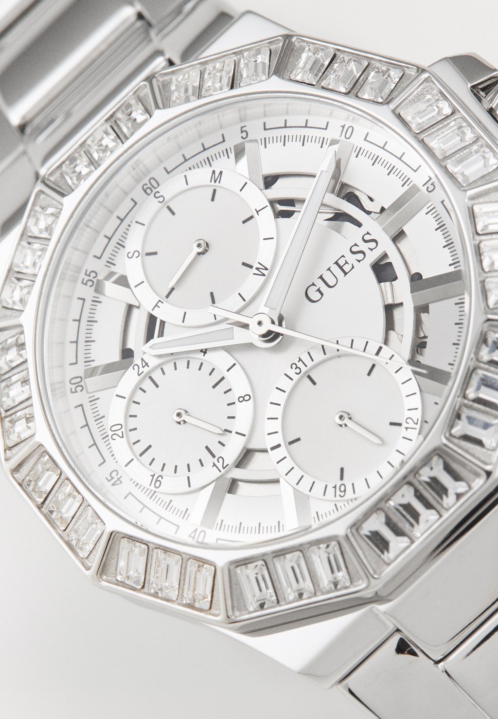

Часы SELENE UNISEX Guess, серебристый