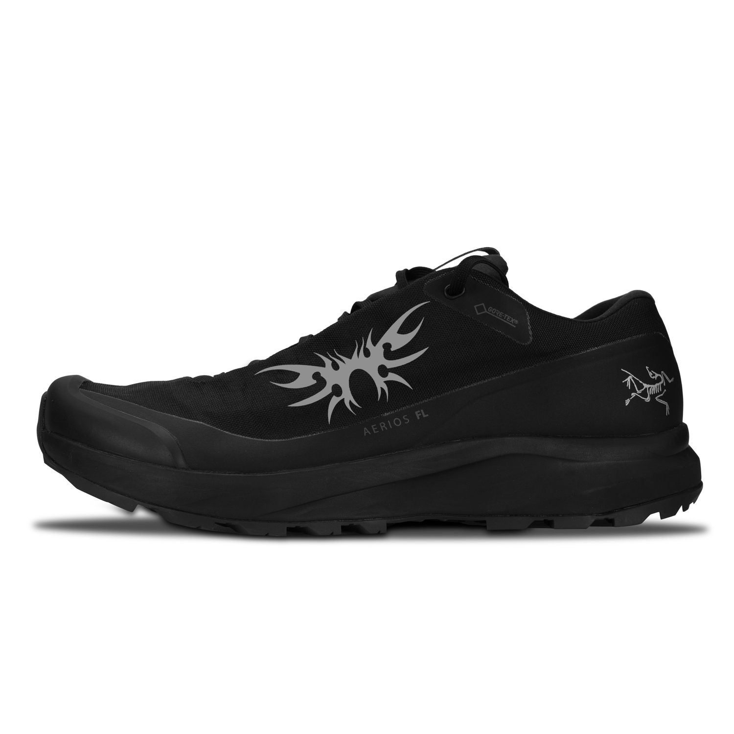 

Arcteryx Aerios FL GTX износостойкие и waterproof низкие городские кроссовки для ежедневных пробежек unisex черные