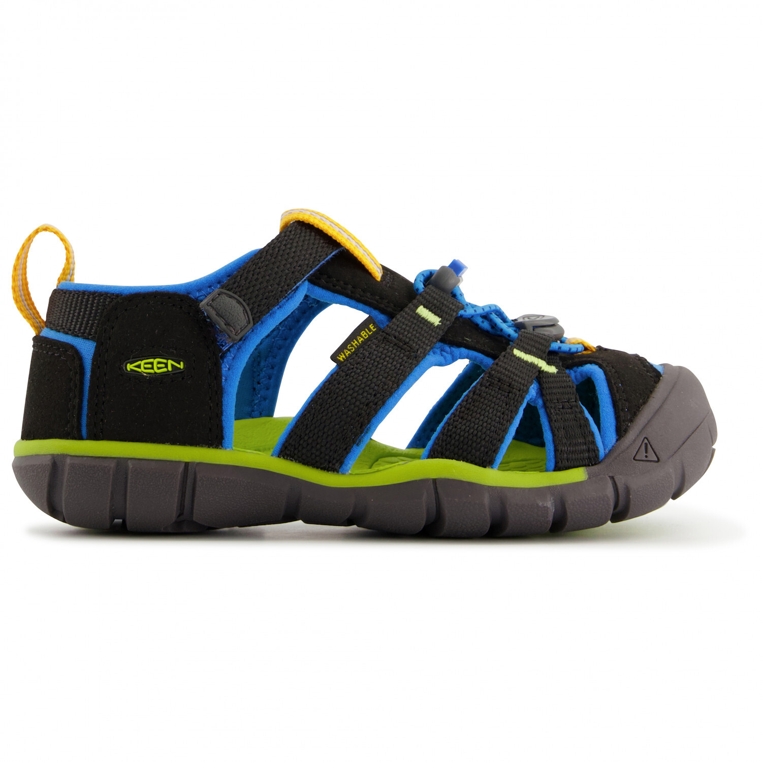 

Сандалии Keen Kids Seacamp II CNX, цвет Black/Brilliant Blue