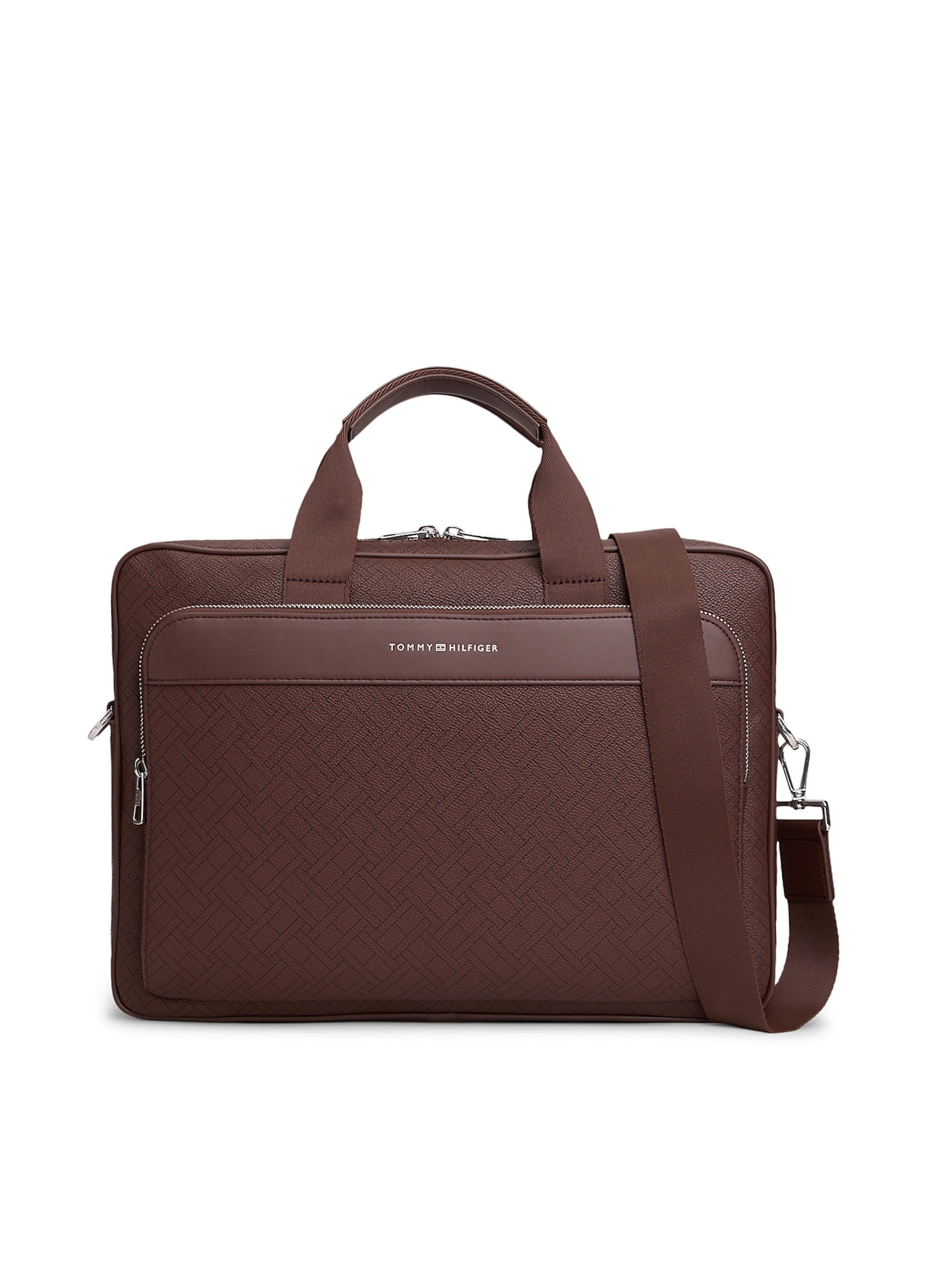

TOMMY HILFIGER Сумка для ноутбука в темно-коричневом цвете