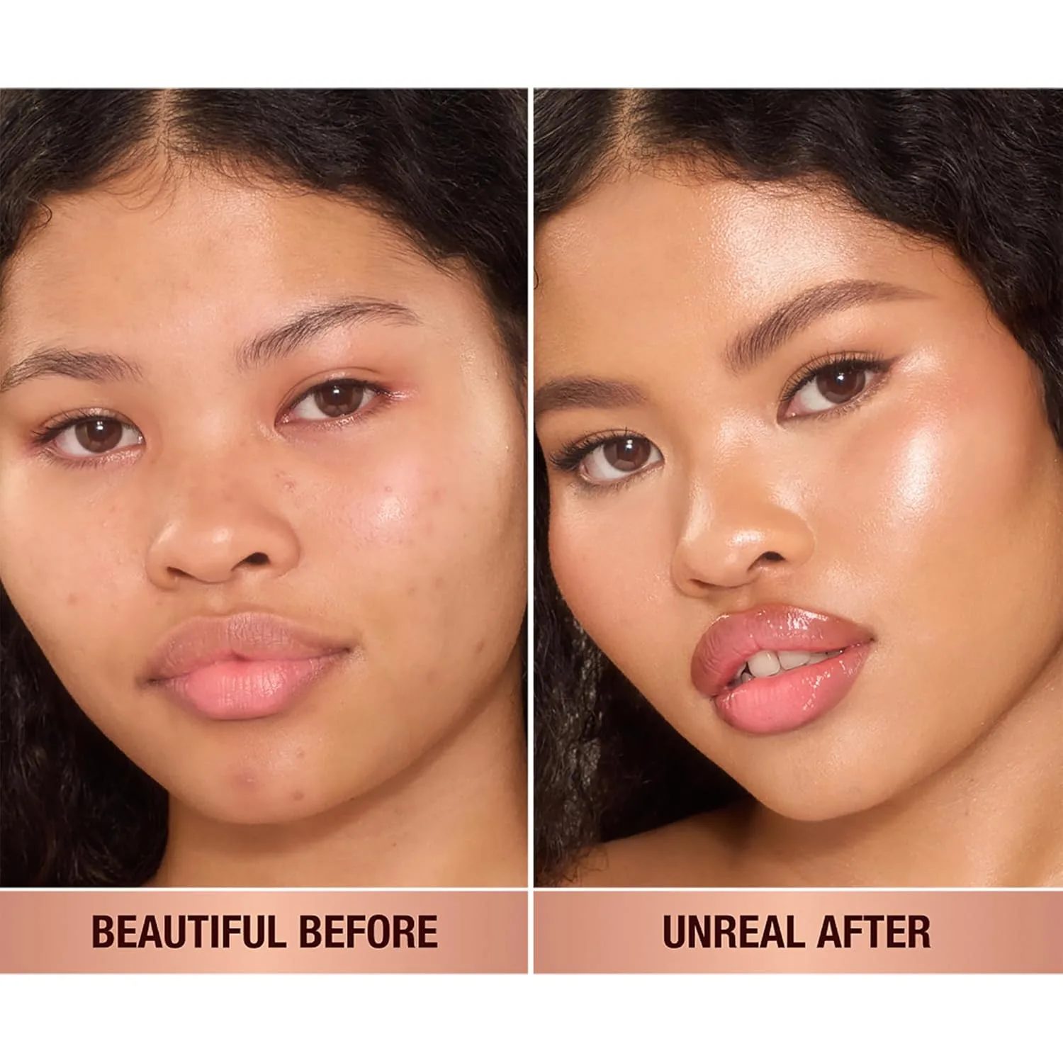 Charlotte Tilbury Unreal Skin Tint & Sheer Glow Hydrating Foundation Stick - кремовая тональная основа с легким покрытием и увлажняющим эффектом, 08 Medium - Medium-tan with warm undertones — фото 2