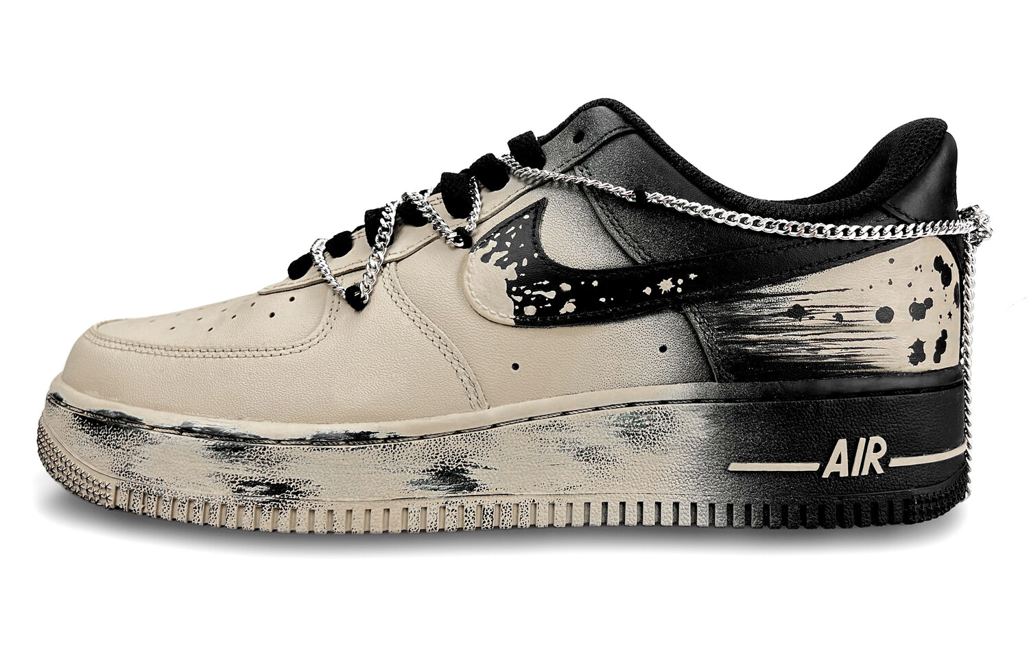 

Обувь для скейтбординга Nike Air Force 1 унисекс, Khaki brown black