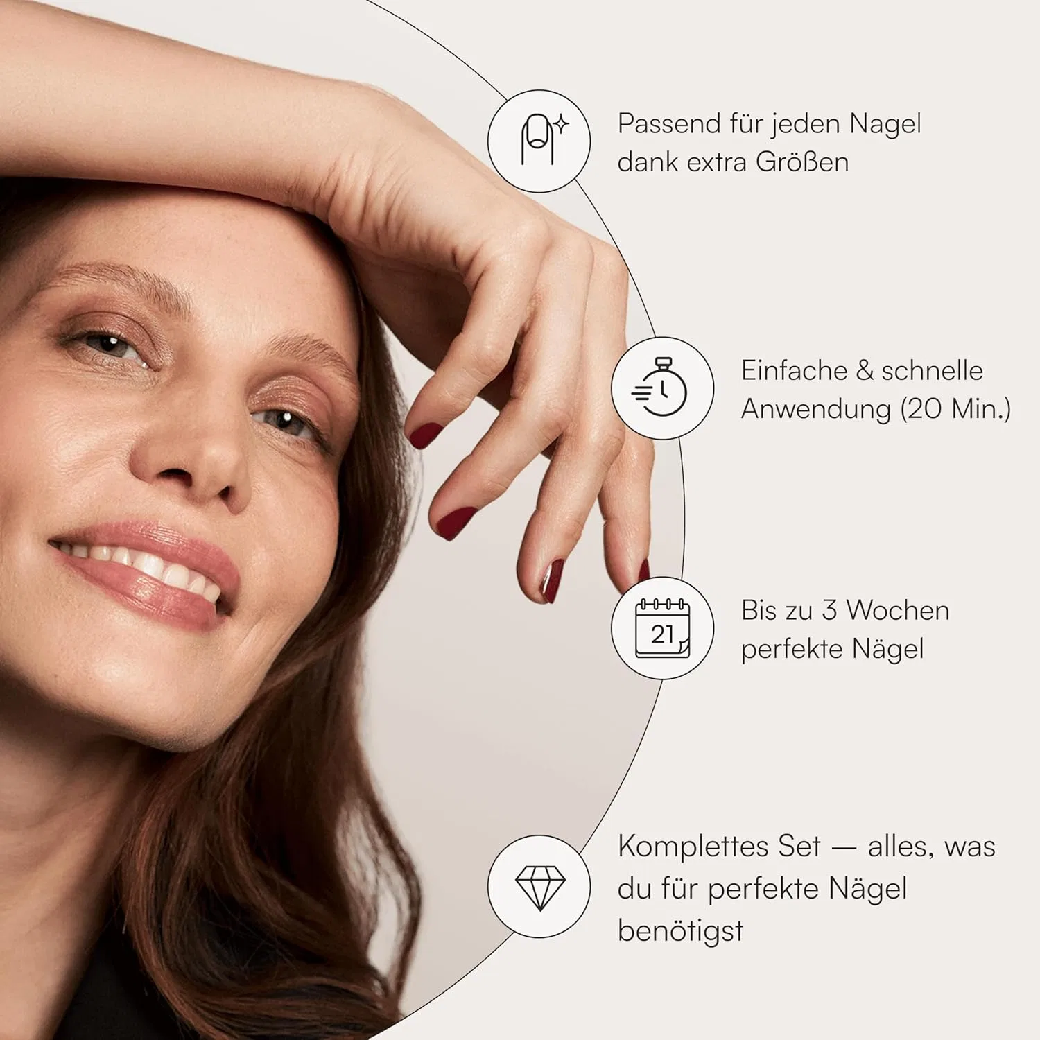 Стартовый набор Doonails Gel Strips для гель-маникюра за 20 минут Doonails, Baby Boomer — фото 2