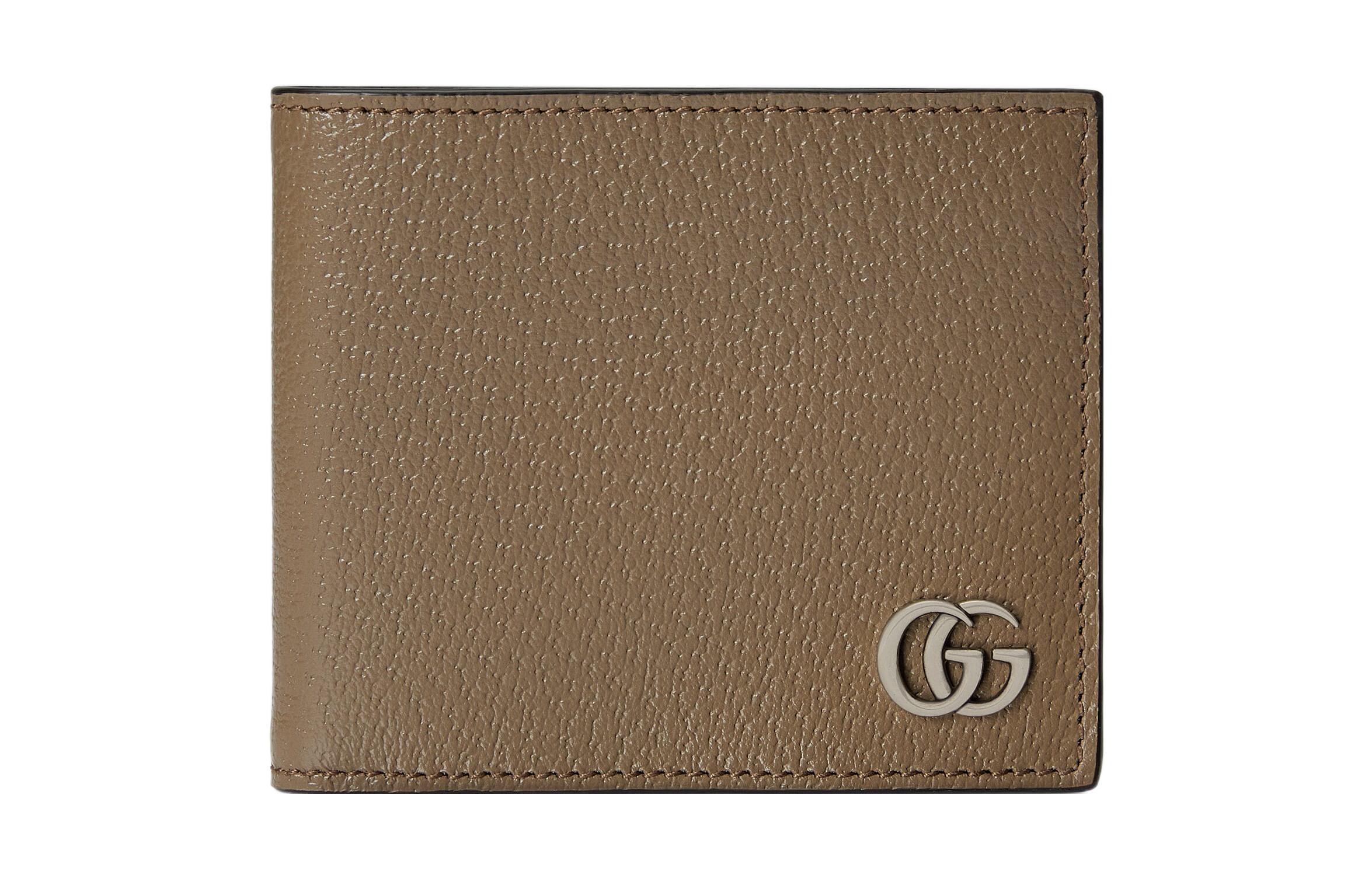 

Кошелёк GG Marmont из кожи мужской бежевый GUCCI