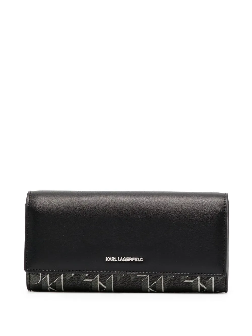 

Кошелек K/Ikonik с логотипом KARL LAGERFELD, черный