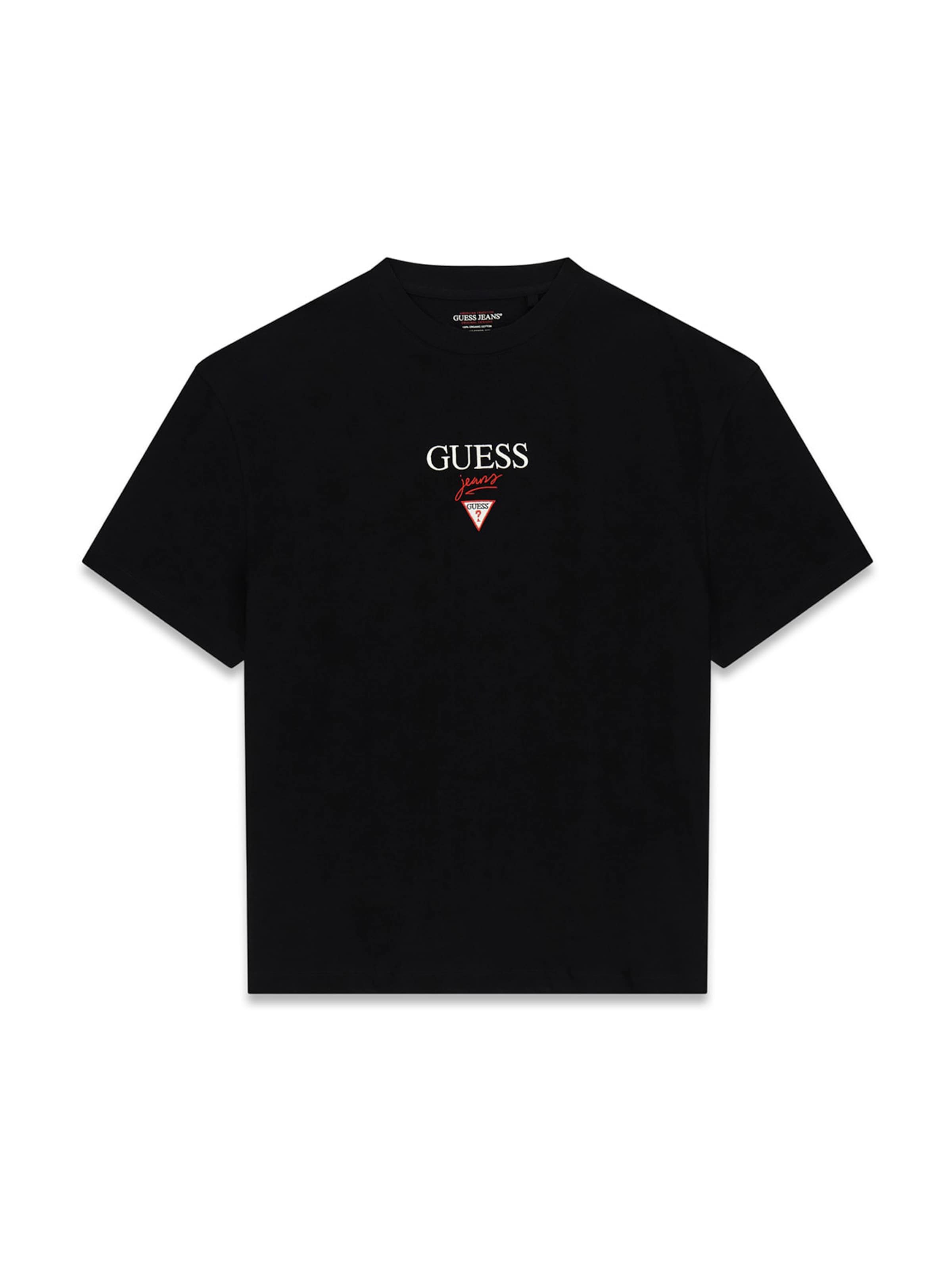 

GUESS JEANS Футболка 'BAKER' в черном цвете