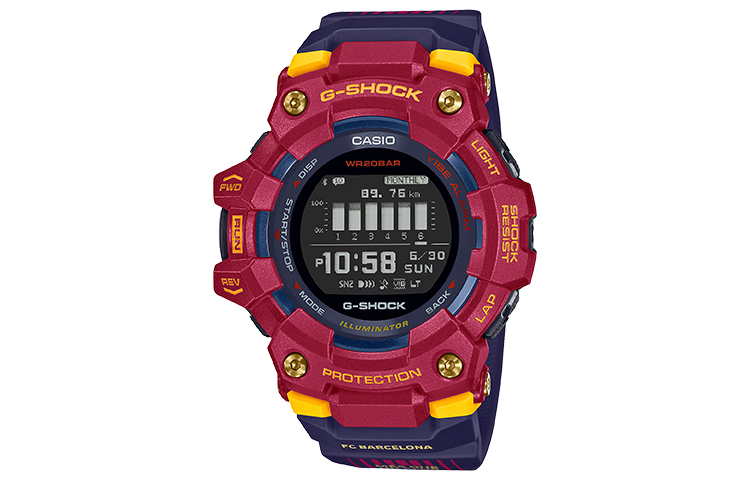 

Часы G Shock X Matchday Inside Fc Barcelona GBD 100BAR 4 CASIO