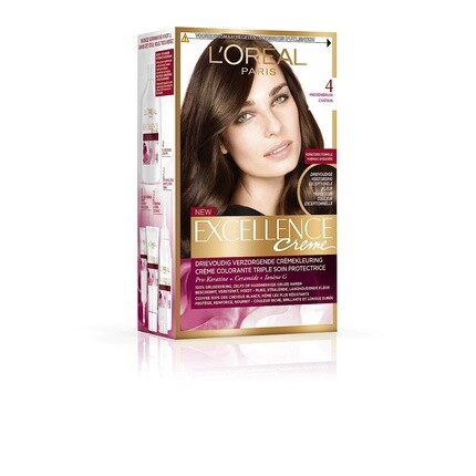 

L'Oreal Paris Excellence Creme 4- Medium Brown - Краска для волос