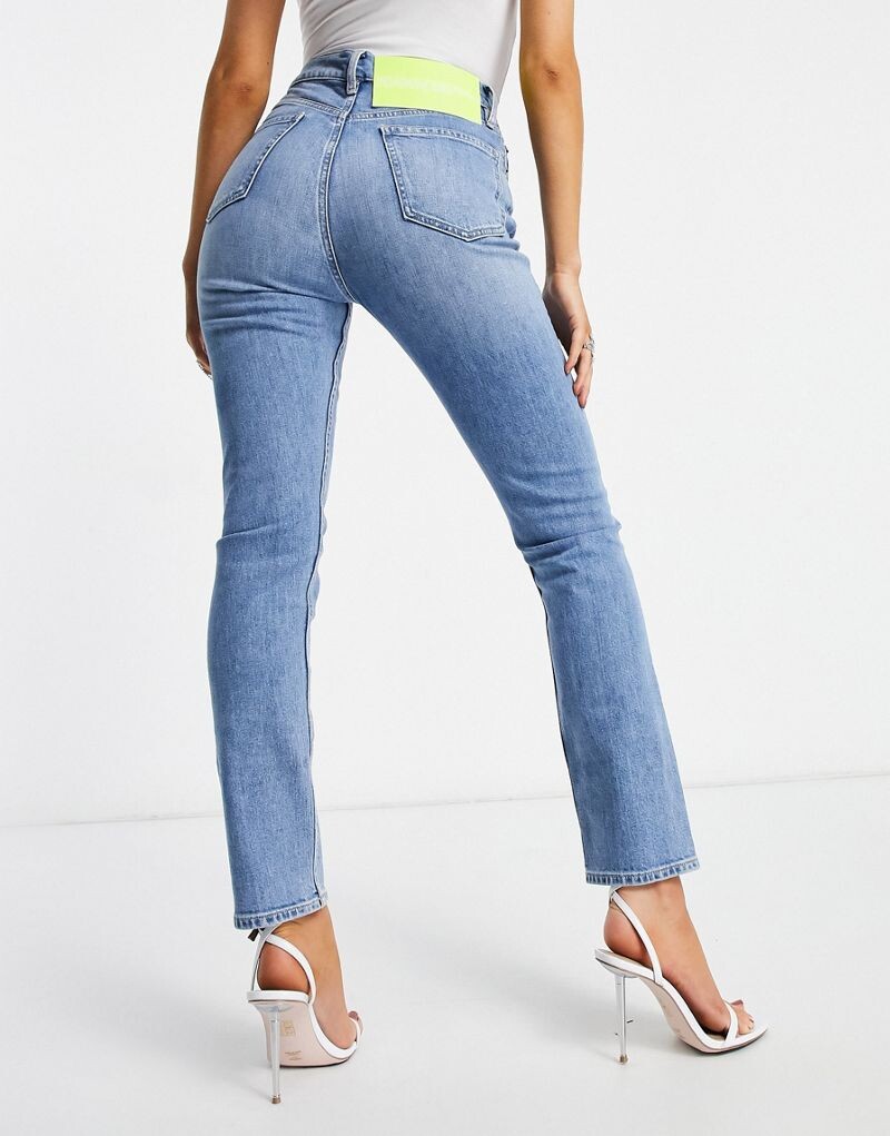 

Голубые узкие джинсы Calvin Klein EST 1978