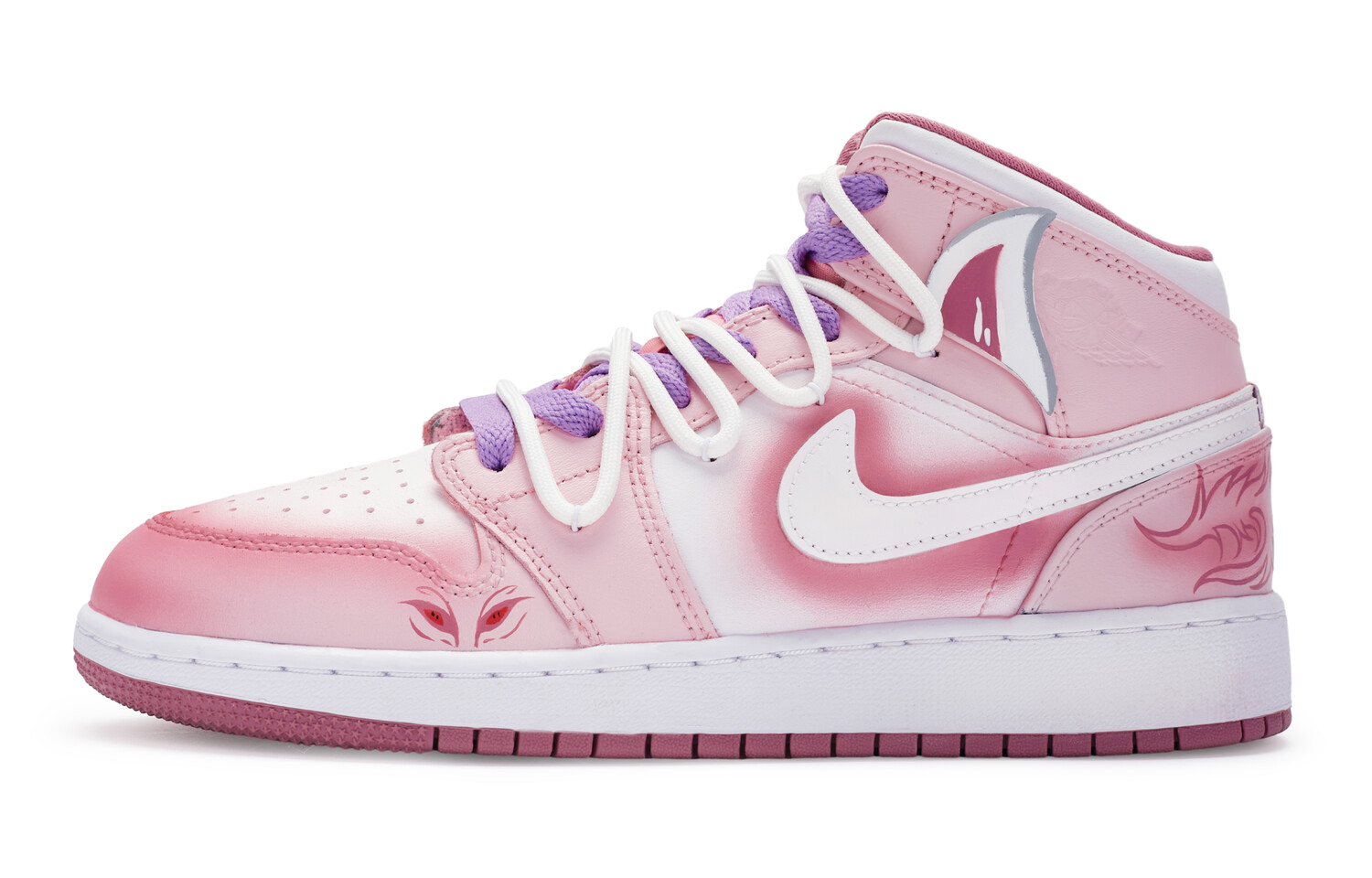 

Кроссовки Air Jordan 1 Vintage Basketball Shoes Women's High-Top White