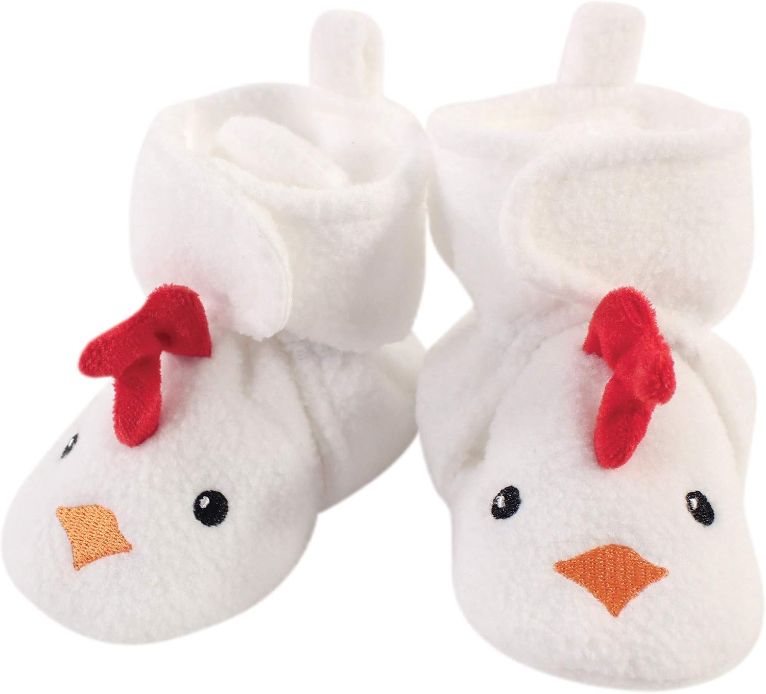 

Теплые флисовые пинетки Hudson Baby для мальчиков и девочек, Chicken