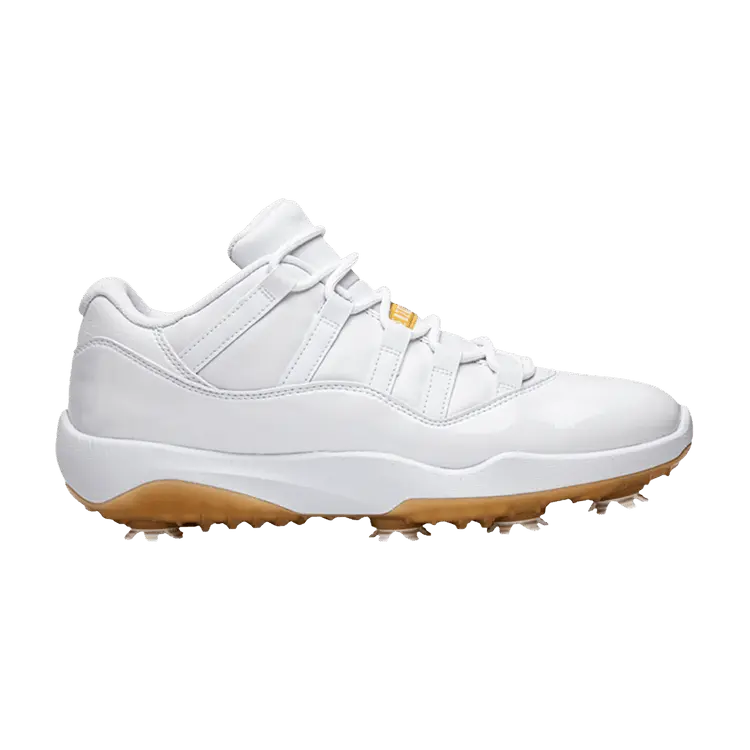 

Бутсы Air Jordan Air Jordan 11 Low Golf 'Metallic Gold' Sample, белый
