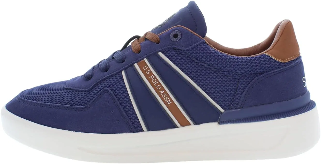 Кроссовки мужские из замши, US Polo Assn. NATE001M4MS1 U.S.POLO ASSN., Blue