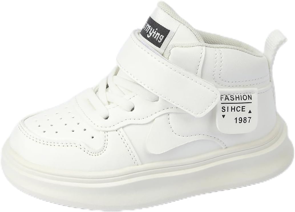 

Детские дышащие трикотажные кроссовки - легкие кроссовки без шнуровки с шнуровкой, удобная обувь для улицы, однотонный стиль, противоскользящие Yaohuixy, белый