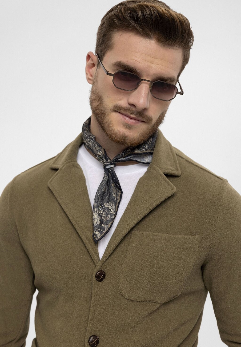 

Куртка LAPEL COLLAR Antioch, хаки