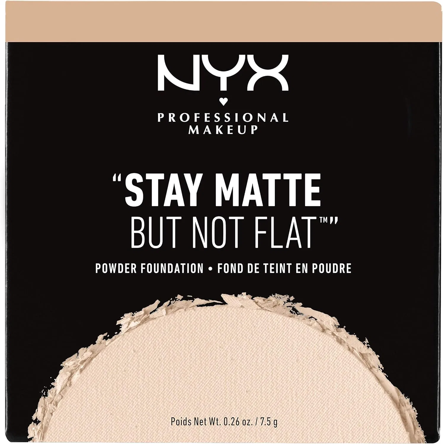 Матовая пудра-основа Nyx Professional Makeup Stay Mat Powder Foundation, нюд, 7.5 г — фото 4