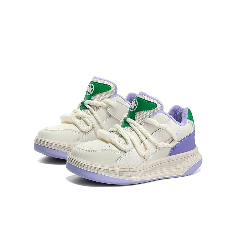 Детские кроссовки для скейтбординга Kids Low-top Sail/Coconut Milk/Platinum Violet Jeep, фиолетовый — фото 2