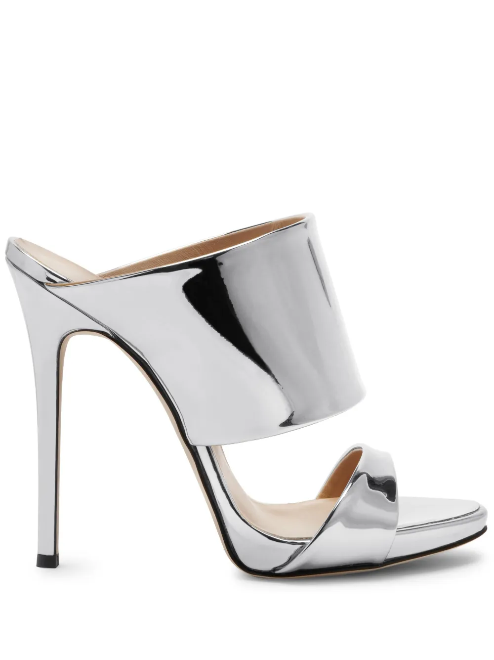 Босоножки Andrea 120 Giuseppe Zanotti, серебяный