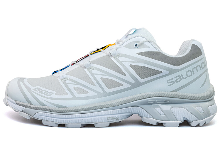 

Кроссовки XT-6 унисекс с низким верхом белый серый Salomon