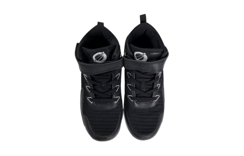 Кроссовки PEAK Kids Lifestyle Shoes GS Mid-top Black — фото 4