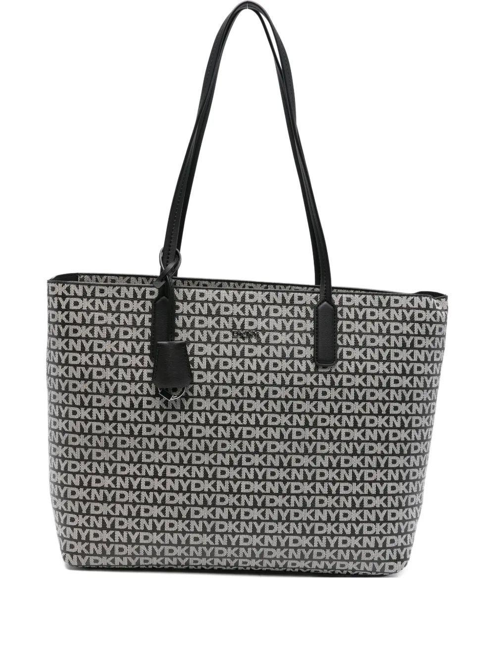

Средняя сумка-тоут с логотипом DKNY, черный