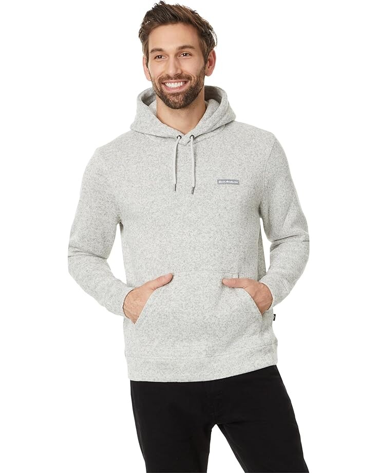 

Худи Quiksilver Keller Hoodie Pull Over Hooded Fleece, цвет Light Grey Heather