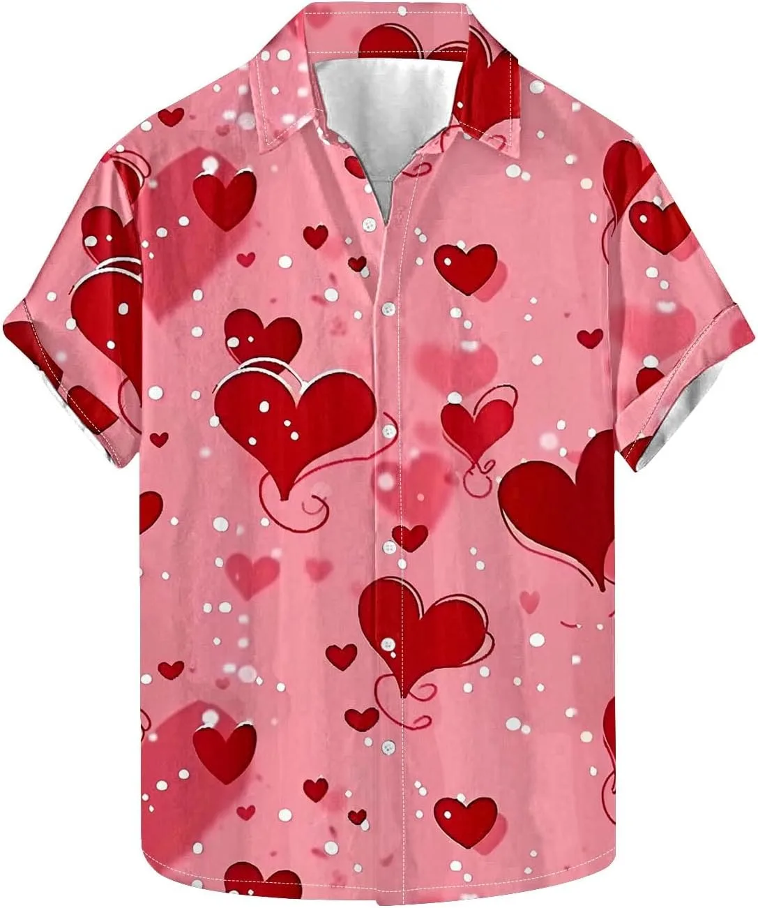 

Футболка Valentine's Day с принтом в виде сердца